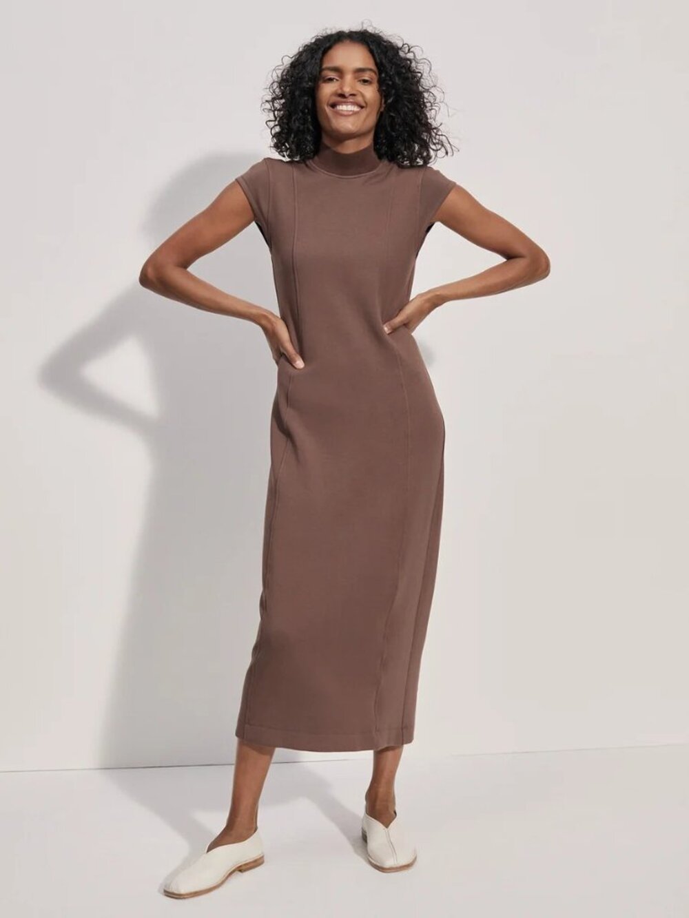 Varley Taunton Midi Dress Size Small